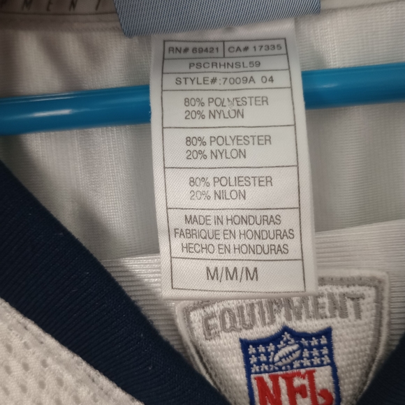 NFL Denver Broncos Al Wilson #56 Reebok White Jersey Men's Medium - Picture 5 of 7